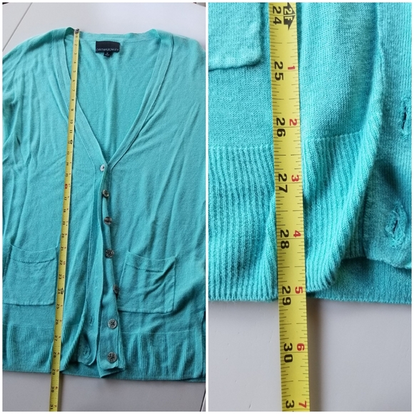 Cynthia Rowley Women's Long Cardigan Sweater, Sz M - Picture 8 of 10